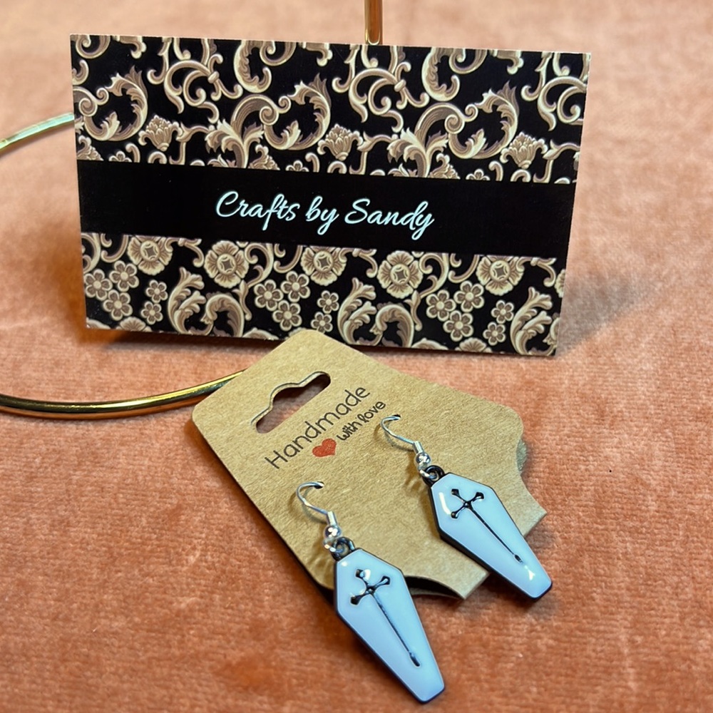 Coffin shaped Earring’s. One pair